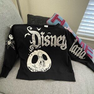 Disney Parks Nightmare Before Christmas Long Sleeve Top - Size LG